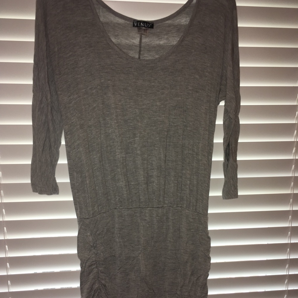 Ruched detail dress
